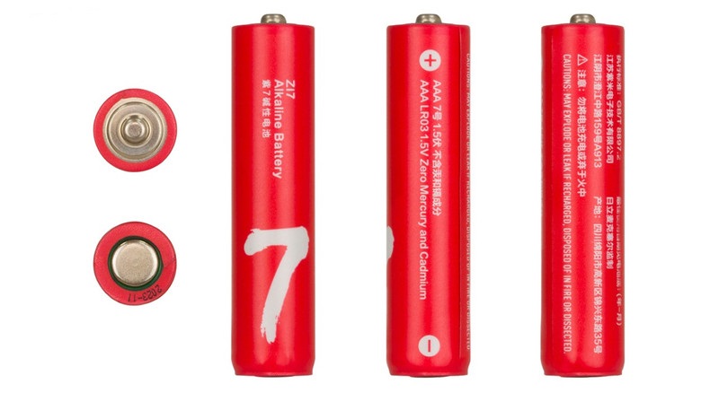 باتری نیم قلمی آلکالاین شیائومی مدل ZI7 بسته 10 عددی