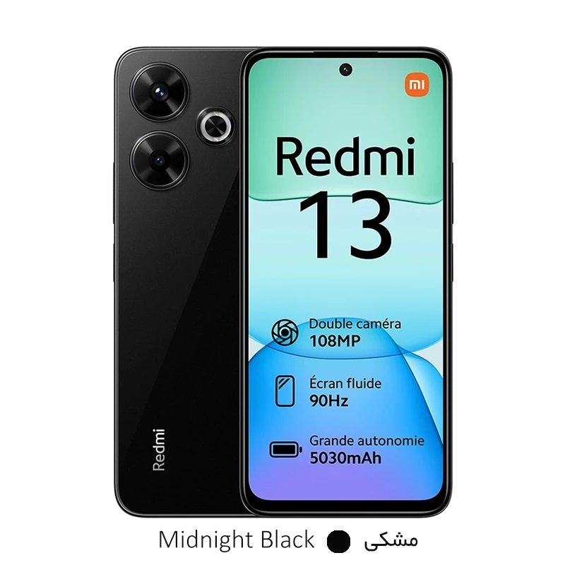 موبایل شیائومی مدل Redmi 13 4G ظرفیت 256 گیگابایت رم 8 گیگابایت