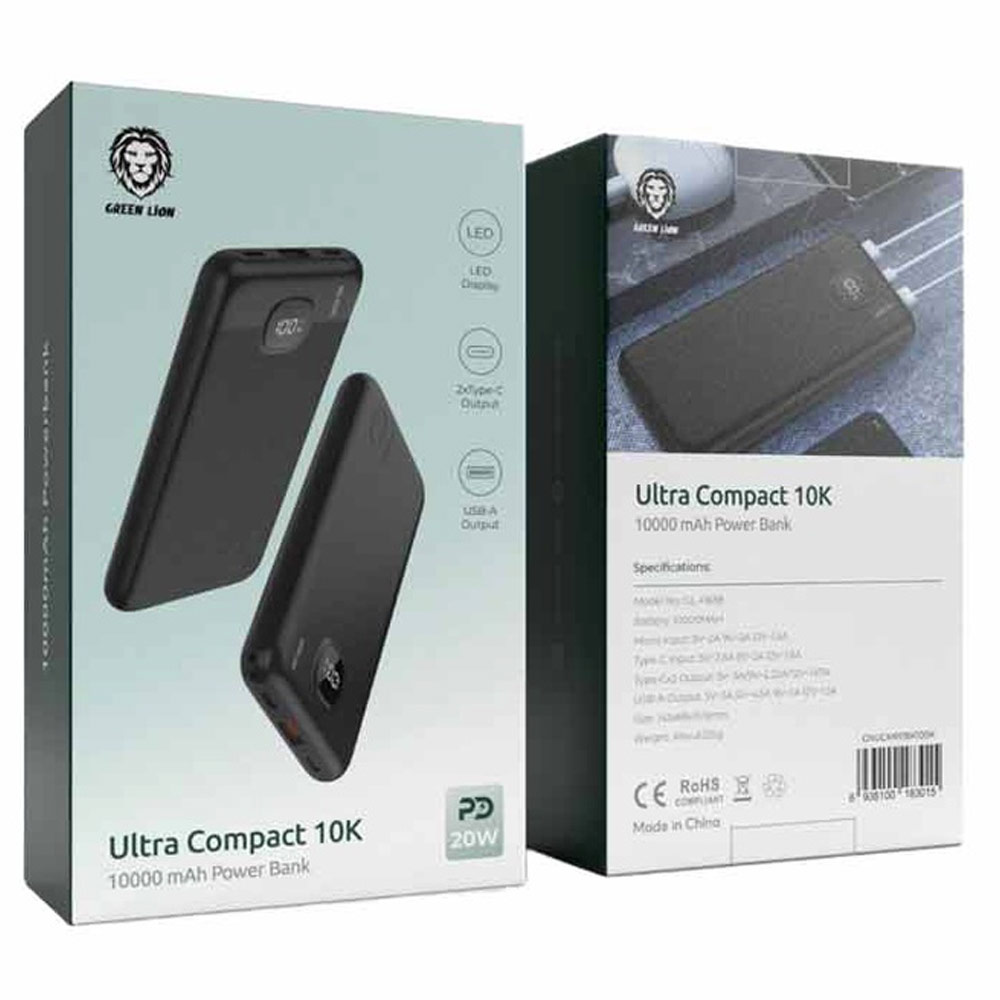 پاوربانک گرین لاین مدل Ultra Compact 20W